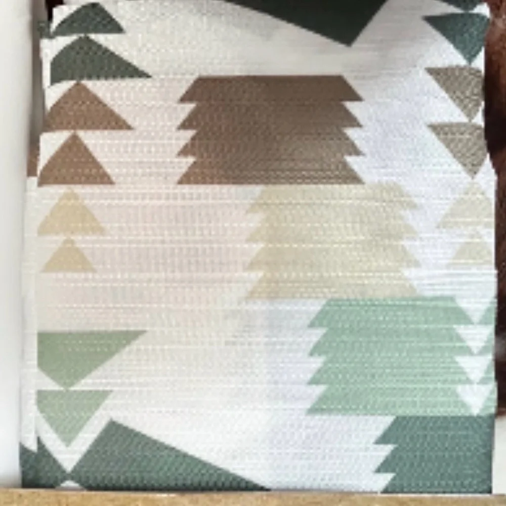 NEW Wrangler Shower Curtain Set 14pc Aztec Geometric Nolan Brown Style